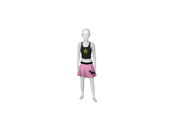 Avatar Pink poodle skirt