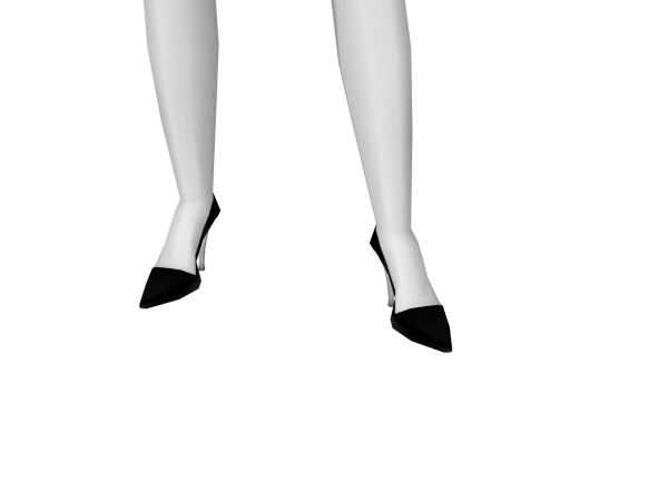 Avatar Black and white heels