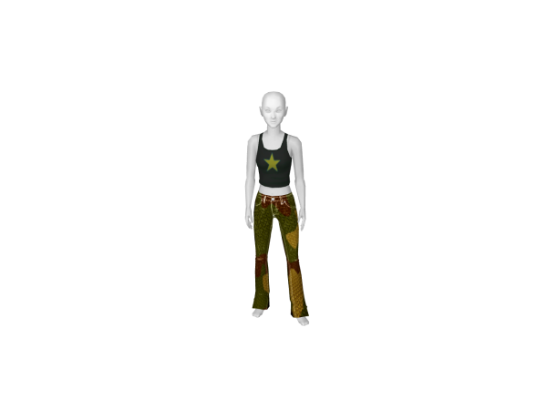 Avatar Camo outfit jeans