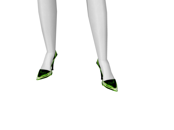 Avatar Green and black heels