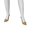 Avatar The golden pair heels (formalwear design)