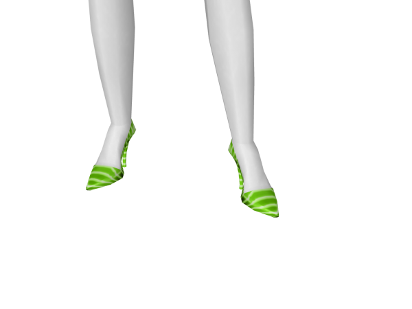 Avatar Lime green pumps