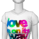 Avatar D.d. designs-love is on its way tee