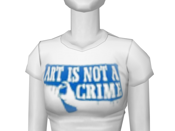 Avatar D.d. designs-art is not a crime tee