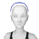 Avatar Blue fishnet headband