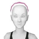 Avatar Pink fishnet headband