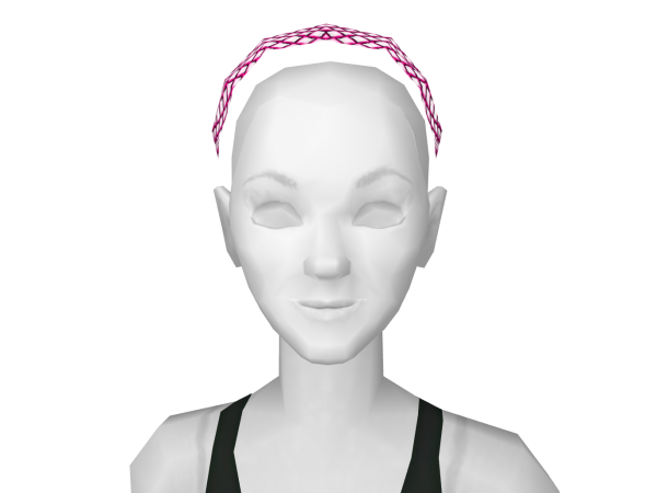 Avatar Pink fishnet headband