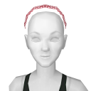 Avatar Red fishnet headband