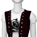 Avatar Studded leather vest (rose tee)