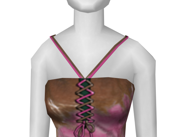 Avatar Bandana dress (pink&brown)