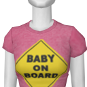 Avatar Baby on board tee (pink)