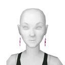Avatar Pink seahorse earrings