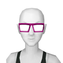 Avatar Pink hipster glasses