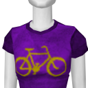 Avatar Purple trendy bicycle tee