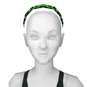 Avatar Lime leopard hairband