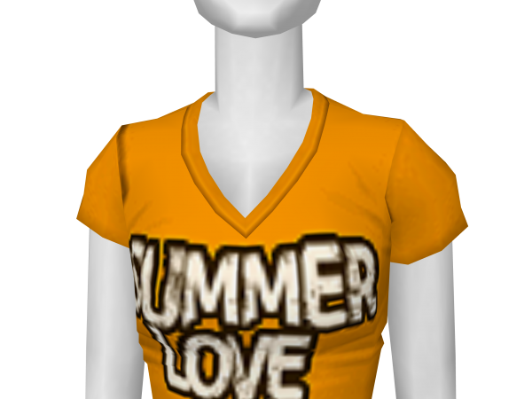 Avatar Yellow/orange summer love tee