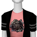 Avatar Sweater with rose tee