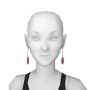Avatar Pink disco ball earrings