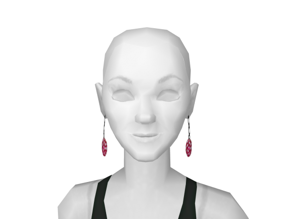 Avatar Pink disco ball earrings