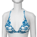 Avatar Surfer girl bikini top blue