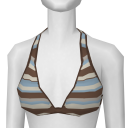 Avatar Striped bikini top