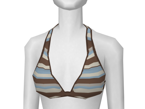 Avatar Striped bikini top