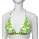Avatar Surfer girl bikini top green