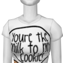 Avatar Milk to my cookie carry & seth shirt