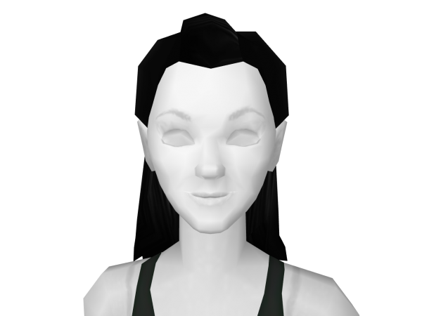Avatar Elegant black braided ponytail