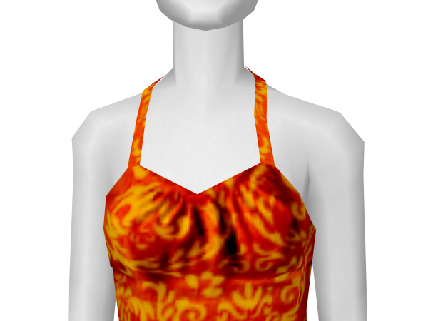 Avatar Red floral tank