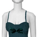Avatar Green top with ribbon