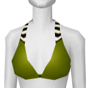 Avatar Olive & stripe bikini top