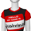 Avatar Exclusively yours: nametag tee - katrinaa
