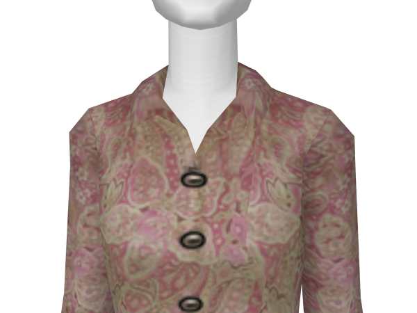 Avatar Faded floral blouse in pink