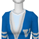 Avatar Baby blue letterman sweater