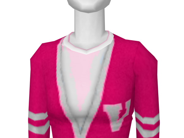 Avatar Pink letterman sweater