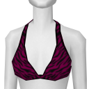 Avatar Purple zebra bikini top