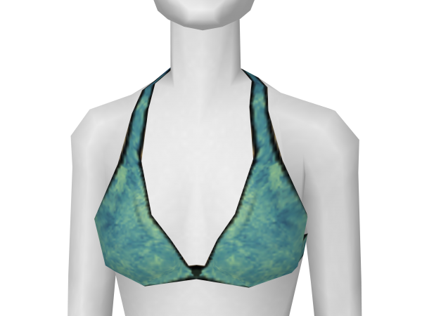 Avatar Blue swimsuit top
