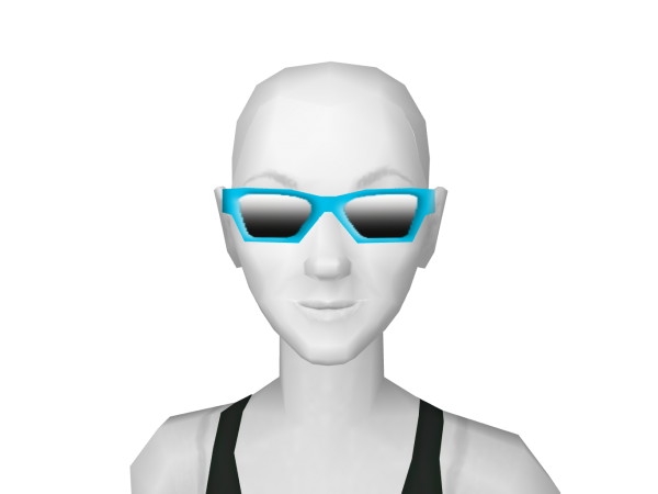 Avatar Blue candy sunglasses
