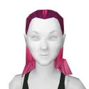 Avatar Pink braided ponytail