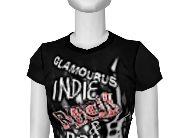 Avatar Glamourus indie rock & roll t-shirt