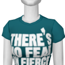 Avatar There's no fear in fierce slim tee