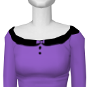 Avatar Wide-neck tee (purple)