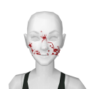 Avatar I kill zombies blood mask