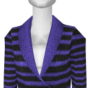 Avatar Striped sweater dress (blue)