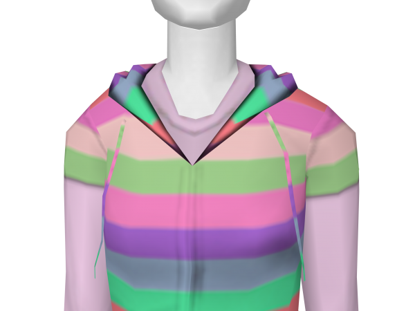 Avatar Striped hoodie (strawberry)