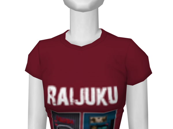 Avatar Raijuku shirt red