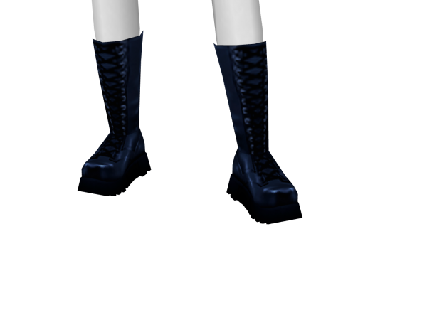 Avatar Navy blue combat boots
