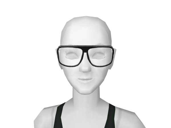 Avatar Grandma nettie's newsprint glasses in black