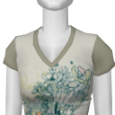 Avatar Floral graphic v-neck tee